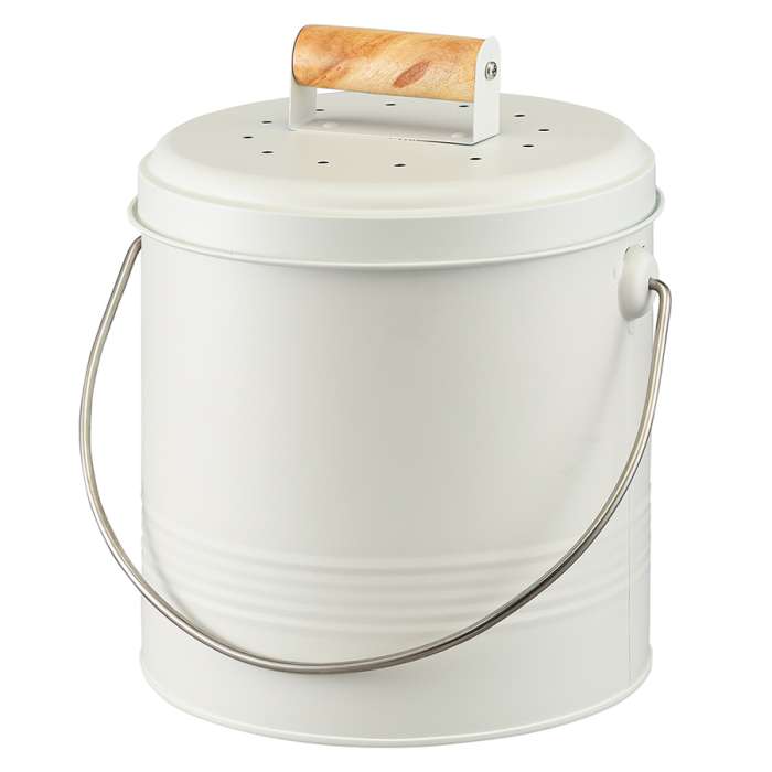 Контейнер для пищевых отходов с фильтром irmel, 3,5 л, молочный Smart Solutions SS0000305