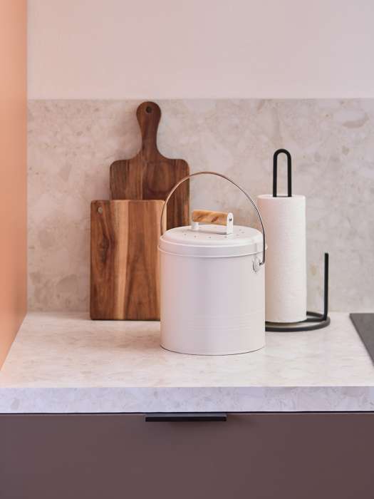 Контейнер для пищевых отходов с фильтром irmel, 3,5 л, молочный Smart Solutions SS0000305