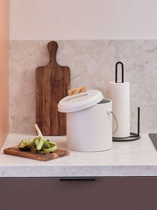 Контейнер для пищевых отходов с фильтром irmel, 3,5 л, молочный Smart Solutions SS0000305