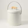 Контейнер для пищевых отходов с фильтром irmel, 3,5 л, молочный Smart Solutions SS0000305