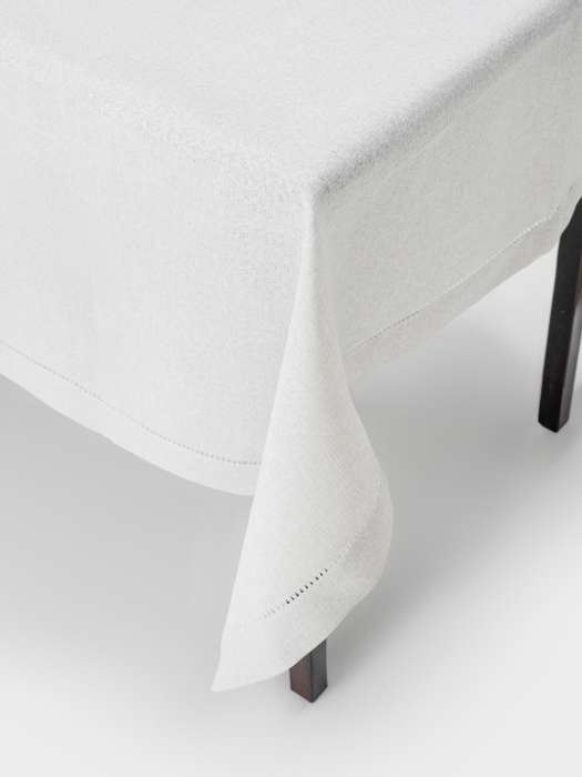 Скатерть, 170х250 см, полиэстер, серая, Cord ANNA LAFARG ANLAF-QFW25-4TCM