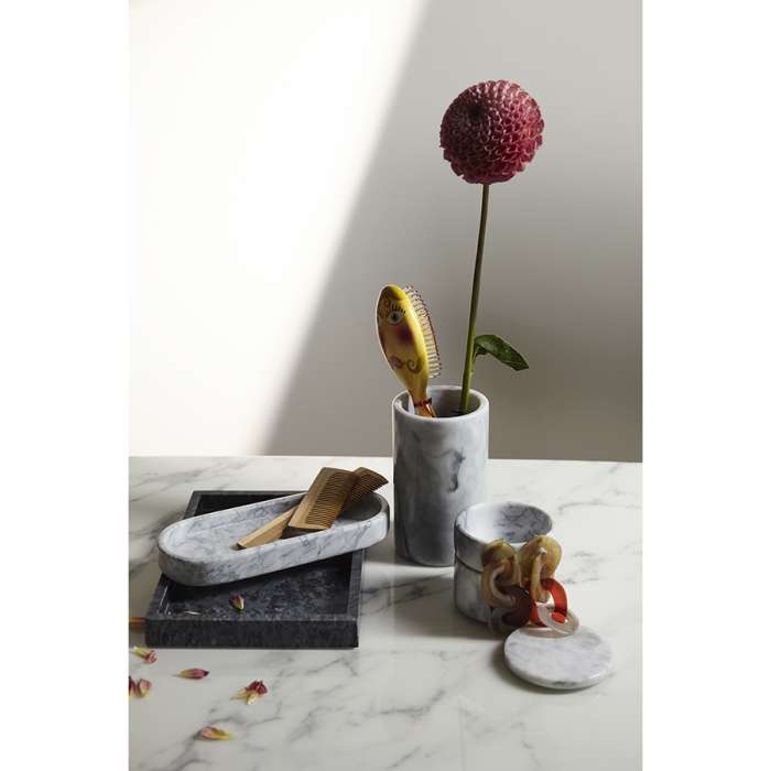 Поднос marm, 28х20 см, черный мрамор Bergenson Bjorn BB000087