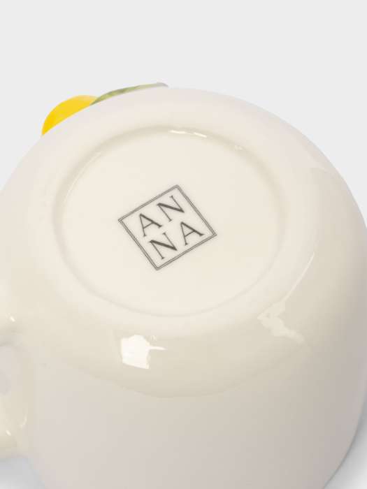 Кружка, 450 мл, фарфор P, молочная, Лимоны, Limoncello ANNA LAFARG ANLAF-ARJ-290525-2