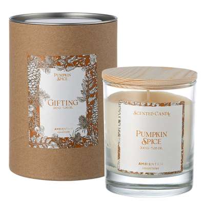 Свеча ароматическая gifting, pumpkin spice, 40 ч Ambientair VV401PKTO