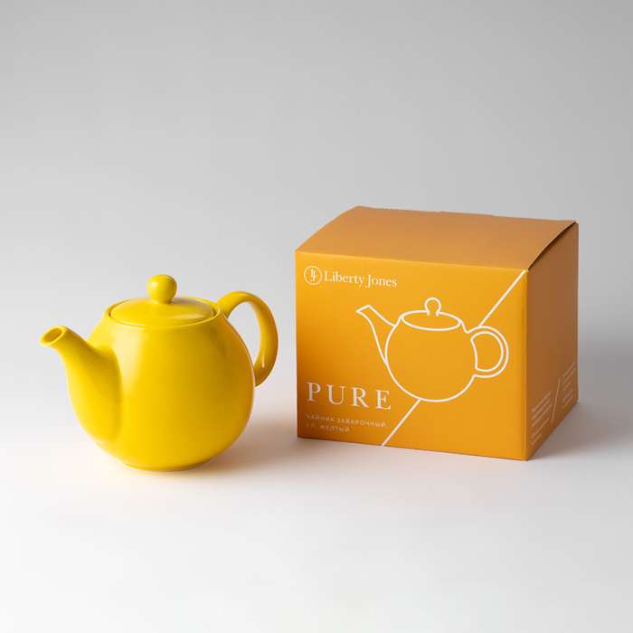 Чайник заварочный pure, 1 л, желтый Liberty Jones LJ0000507