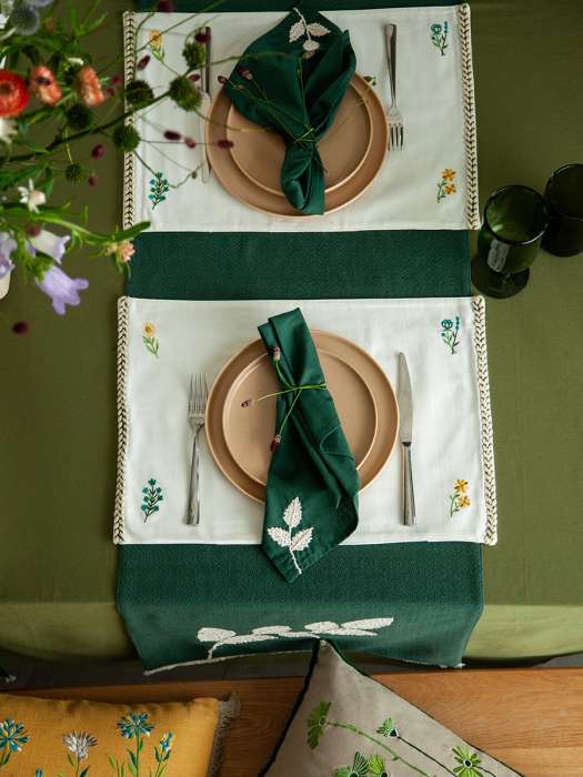 Салфетка сервировочная garden harmony из коллекции ethnic, 45х45 см Tkano TK25-NA0004