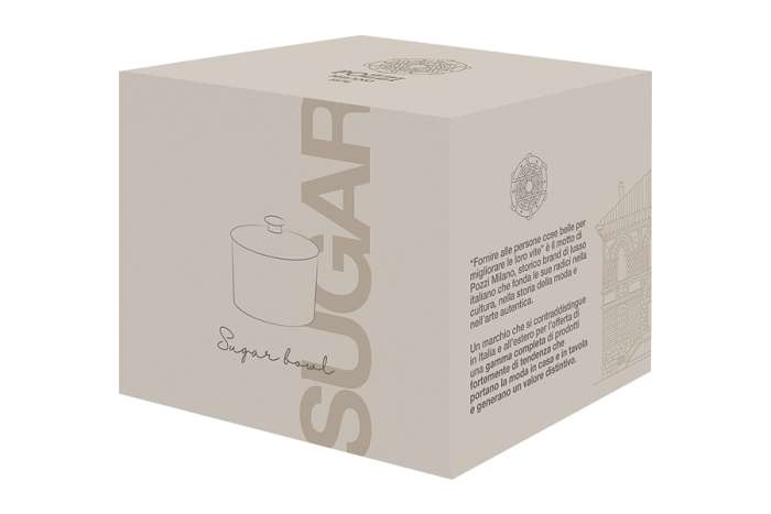 Сахарница Rosita, 0,3 л POZZI MILANO 1876 PM-0127/RSTA