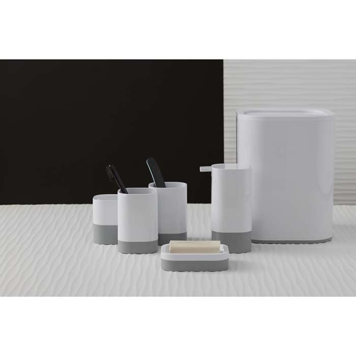 Стакан для зубных щеток tyer, 470 мл, белый/серый Bergenson Bjorn Bath BB000064