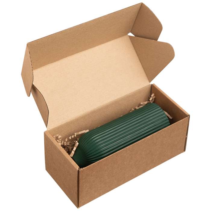 Свеча декоративная темно-зеленого цвета из коллекции edge, 16,5см Tkano TK22-CND0029