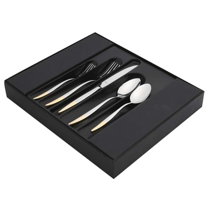 Набор столовых приборов MERCURY GOLD 30 шт HISAR H55364