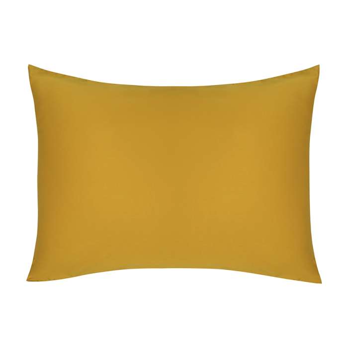 Комплект постельного белья из премиального сатина горчичного цвета из коллекции essential, 200х220 см Tkano TK24-DC0044