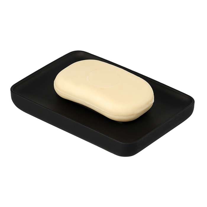 Мыльница slim, черная Bergenson Bjorn Bath BB0000938