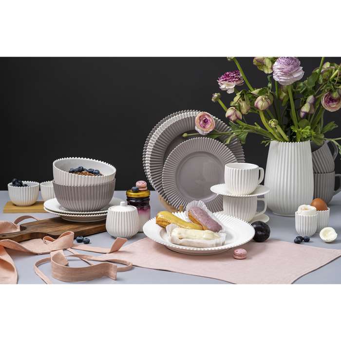 Набор из двух тарелок белого цвета из коллекции Edge, 21 см TKANO TK22-TW_PL0013