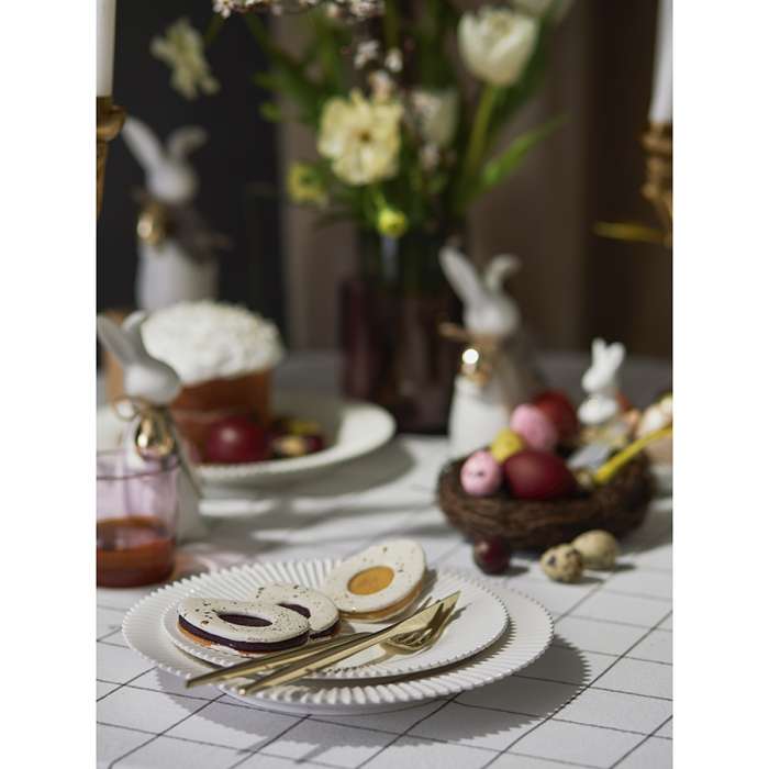 Набор из двух тарелок белого цвета из коллекции Edge, 21 см TKANO TK22-TW_PL0013