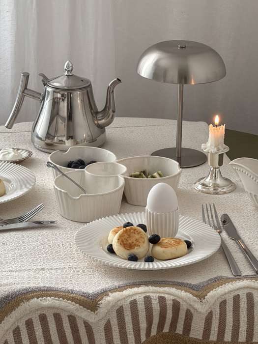 Набор из двух тарелок белого цвета из коллекции Edge, 21 см TKANO TK22-TW_PL0013