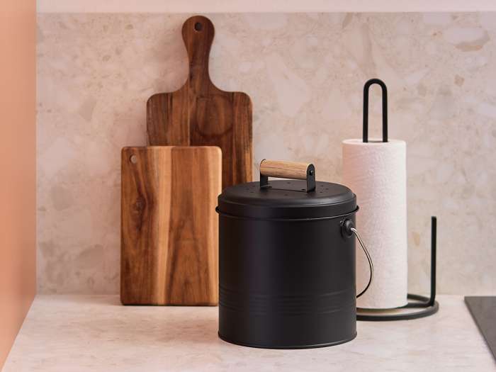 Контейнер для пищевых отходов с фильтром irmel, 3,5 л, графит Smart Solutions SS0000306