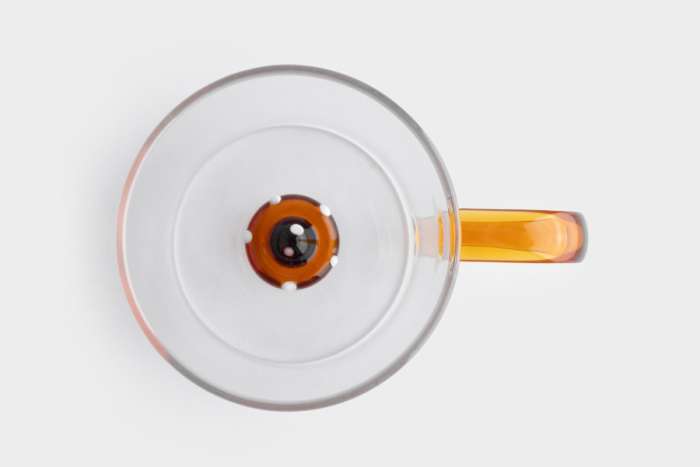 Кружка, 400 мл, стекло Б, коричневая ручка, Гриб, Autumn forest ANNA LAFARG ANLAF-MUSH1872