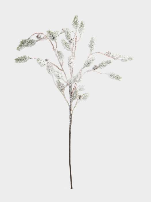 Ветка декоративная, 70 см, пластик, Заснеженная ветка, Interior natural ANNA LAFARG ANLAF-CY20-CY24XM-45X4