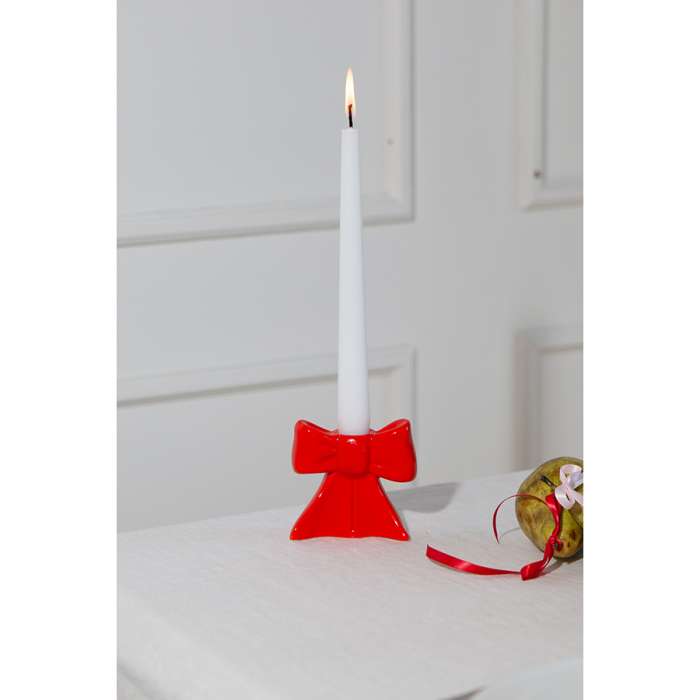 Подсвечник bow, 8 см, красный DOIY DYCAHBOWS