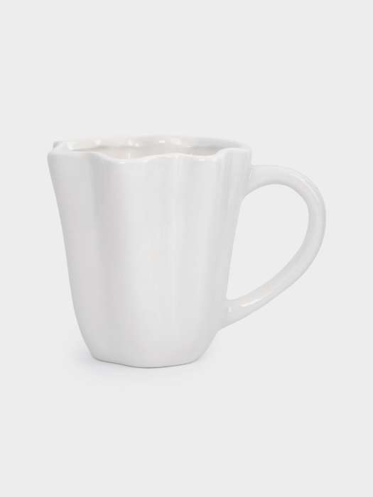 Кружка, 400 мл, керамика, молочно-золотистая, Мятый эффект, Blossom ANNA LAFARG ANLAF-FDW-130525-12