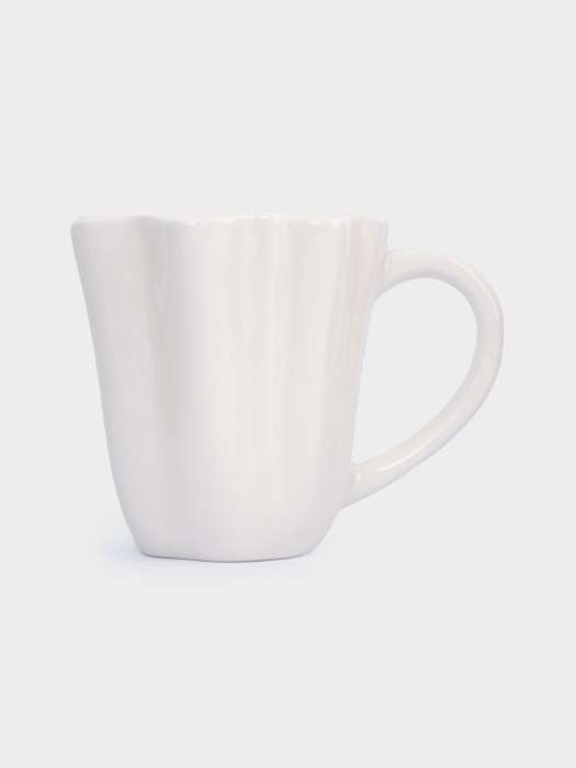 Кружка, 400 мл, керамика, молочно-золотистая, Мятый эффект, Blossom ANNA LAFARG ANLAF-FDW-130525-12