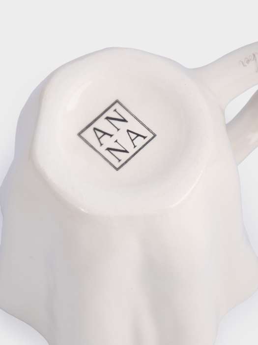 Кружка, 400 мл, керамика, молочно-золотистая, Мятый эффект, Blossom ANNA LAFARG ANLAF-FDW-130525-12