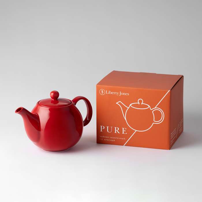 Чайник заварочный pure, 1 л, красный Liberty Jones LJ0000506