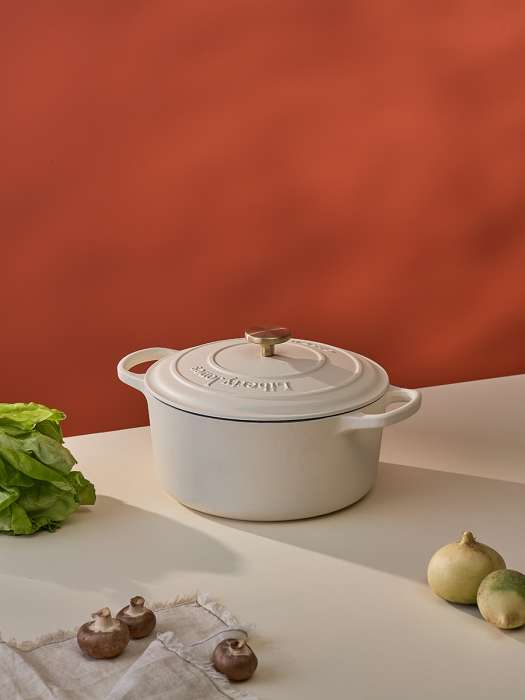 Кастрюля с крышкой из коллекции "Шеффилд", D26 см, молочная Liberty Jones LJ0000572