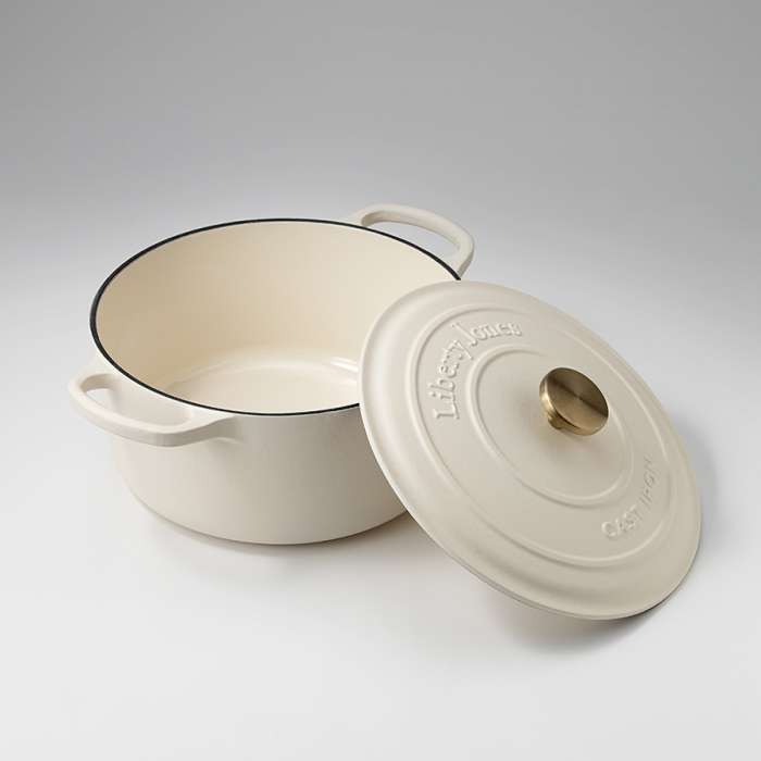 Кастрюля с крышкой из коллекции "Шеффилд", D26 см, молочная Liberty Jones LJ0000572