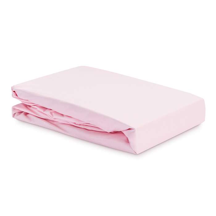 Простыня из перкаля розового цвета из коллекции stripes, 240х270см Tkano TK26-SH0007
