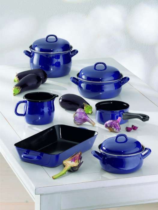 Кружка сферическая с носиком, 12 см, 1 л, синий, BLAU RIESS 0094-021