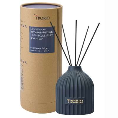 Диффузор ароматический nutmeg, leather &amp; vanilla из коллекции edge, 200 мл, тёмно-синий Tkano TK23-DIF0006