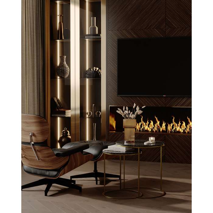 Набор из 2-х кофейных столиков hans, D40 см и D50 см, черный мрамор Bergenson Bjorn BB0000394