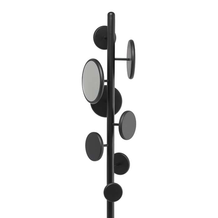 Вешалка напольная с полкой lingon, черная LATITUDE LT000022