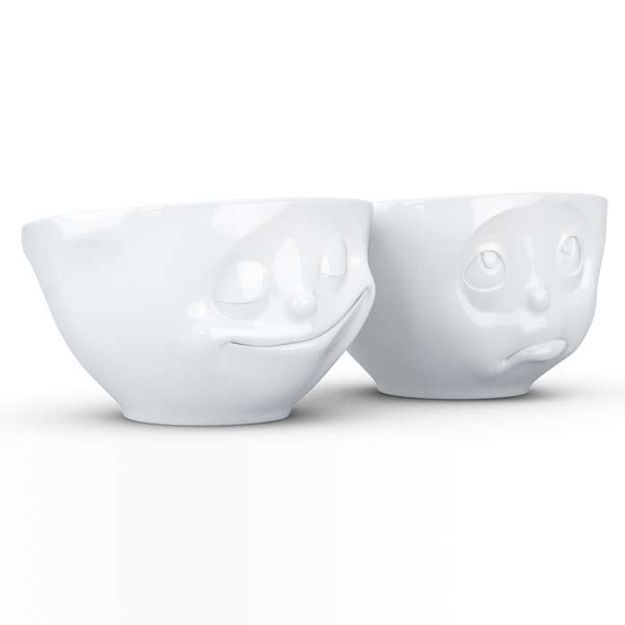 Набор из 2 чаш Tassen Happy & Oh please 200 мл белый T01.23.01