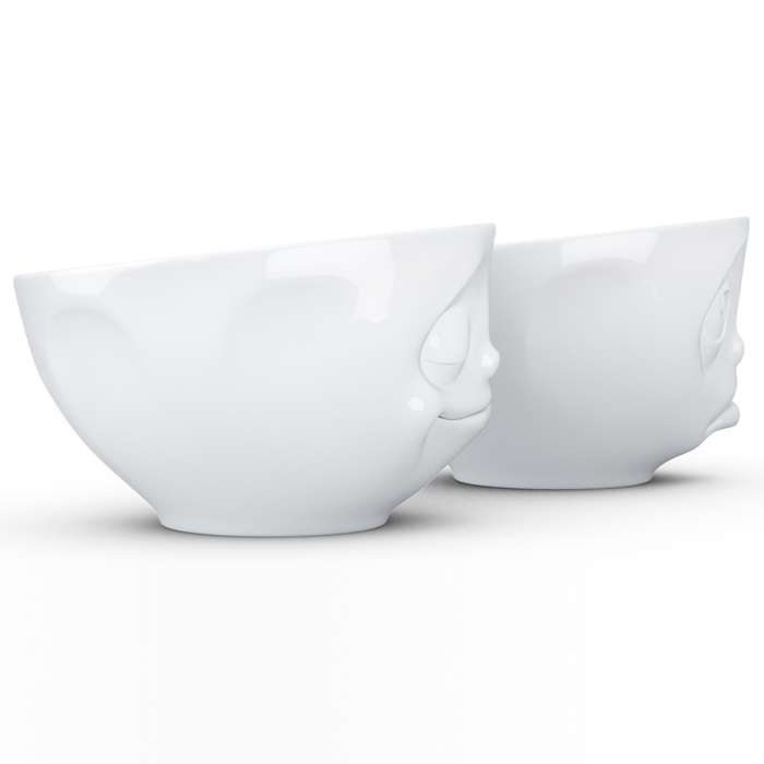 Набор из 2 чаш Tassen Happy & Oh please 200 мл белый T01.23.01