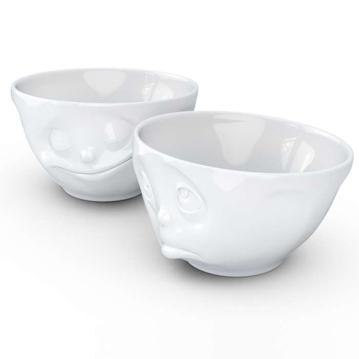 Набор из 2 чаш Tassen Happy & Oh please 200 мл белый T01.23.01