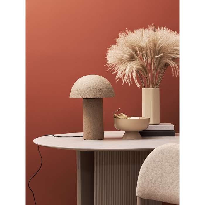 Лампа настольная texture sleek, D32x42 см, терракотовая Bergenson Bjorn BB0000729