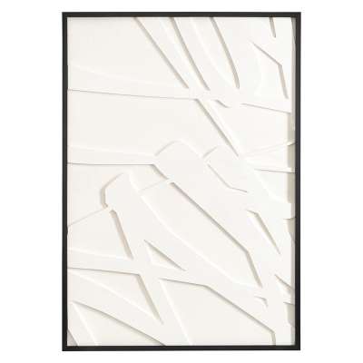 Панно декоративное с эффектом 3d minimalism, с черной рамой, 70х100 см Bergenson Bjorn BB0000590