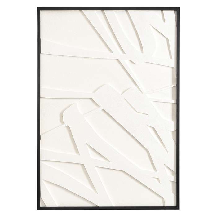 Панно декоративное с эффектом 3d minimalism, с черной рамой, 70х100 см Bergenson Bjorn BB0000590
