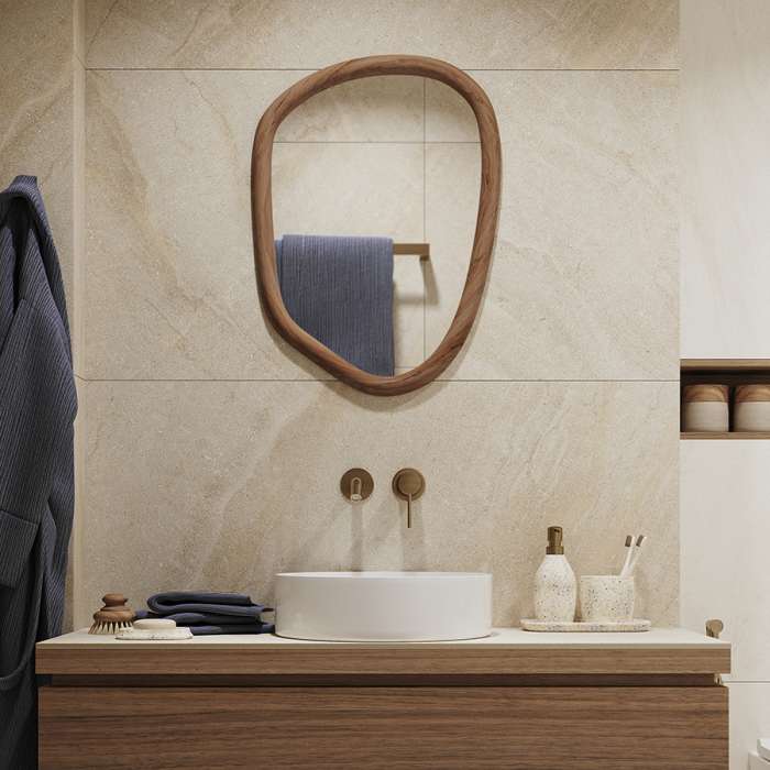 Подставка для ванных принадлежностей mosaic, светло-бежевая Bergenson Bjorn Bath BB0000931