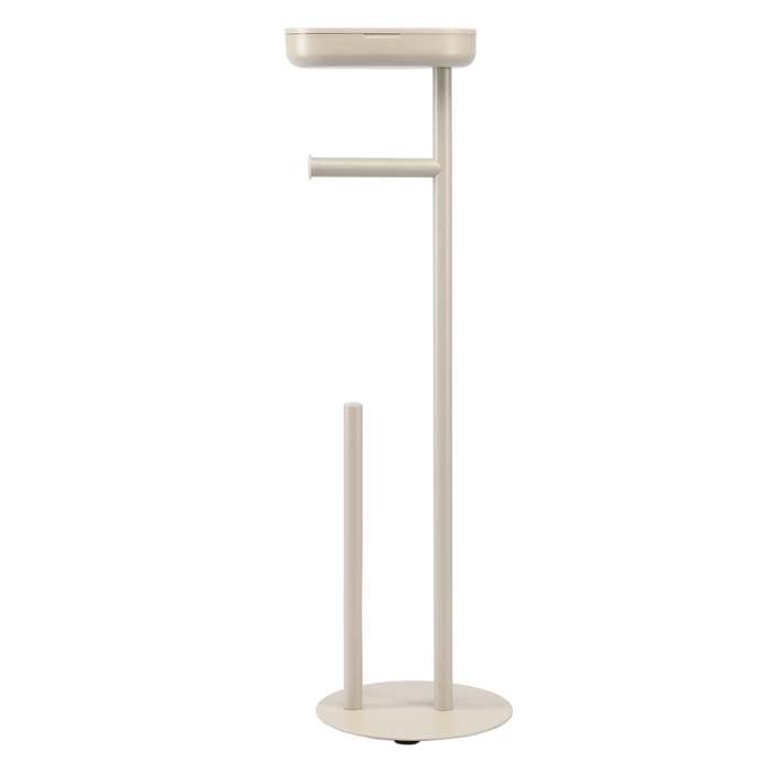 Держатель для туалетной бумаги с полочкой slim, светло-серый Bergenson Bjorn Bath BB0000946