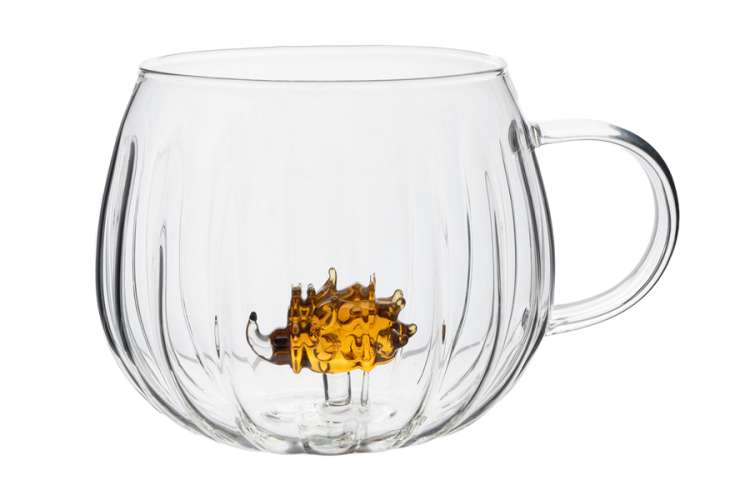 Кружка, 400 мл, стекло Б, Еж, Autumn Forest ANNA LAFARG ANLAF-PAU1652