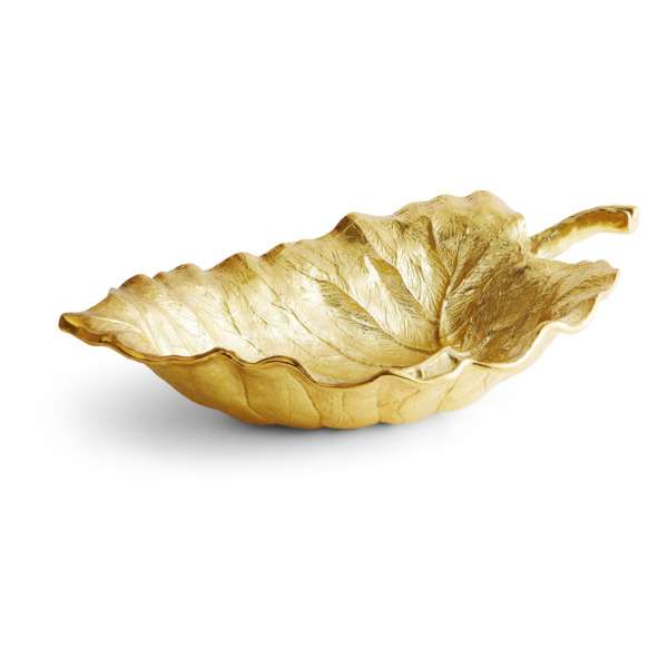 Чаша-лист большая Michael Aram Лист слоновьего дерева 53 см