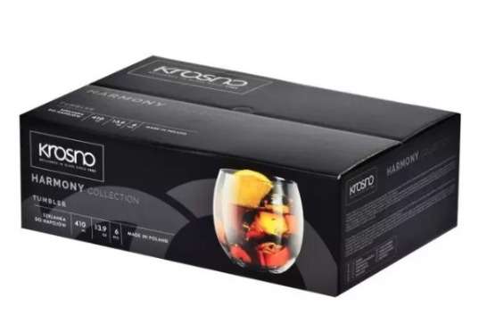 Набор стаканов для воды Krosno Гармония 410мл, 6 шт KRO-F686622041019C80-6