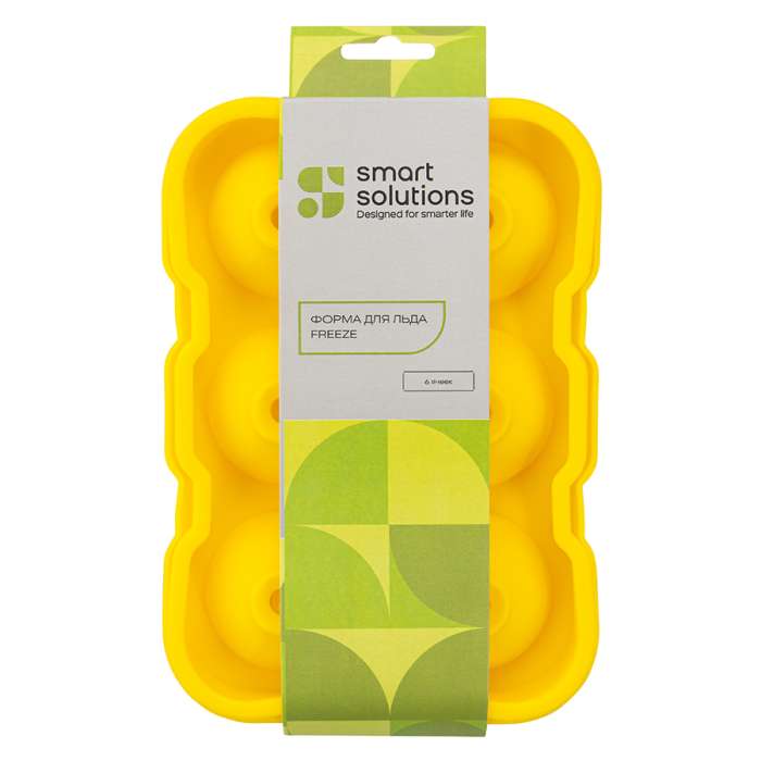 Форма для льда freeze, 6 ячеек Smart Solutions SS0000377