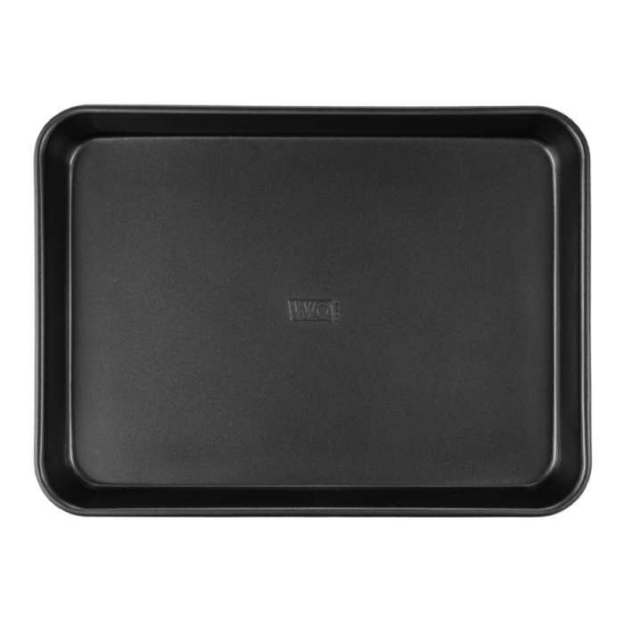 Форма для запекания прямоугольная Profi Baking 39х29х4,7 см, сталь углеродистая, черная WO HOME WO1014