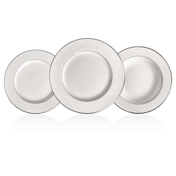 Сервиз столовый Narumi Рошель на 4 персоны 12 предметов, фарфор костяной