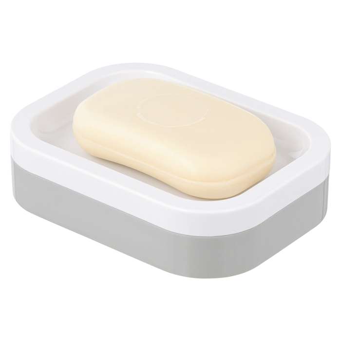 Мыльница tyer, белая/серая Bergenson Bjorn Bath BB000066