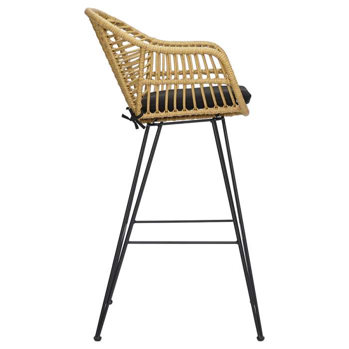 Стул барный vetle bent, ротанг Bergenson Bjorn BB0000476